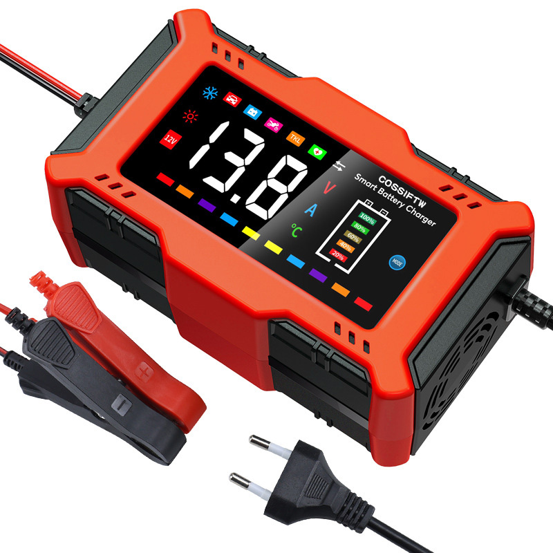 Factory Price 12v 6A Eco-friendly 12VBattery Charger for Car Motorcycle with CE FCC UL