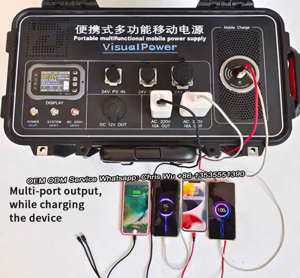 多功能4kwh便攜式電動汽車充電器7kw 32a電動汽車充電站，帶電池電動汽車應(yīng)急電源