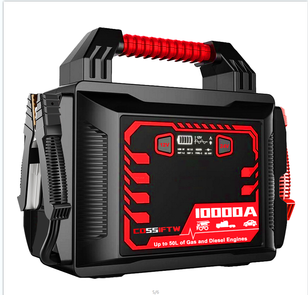 卡車(chē)電池移動(dòng)打火電源12V 10000A高安培搭電電頻打火便攜式半卡車(chē)跳線(xiàn)